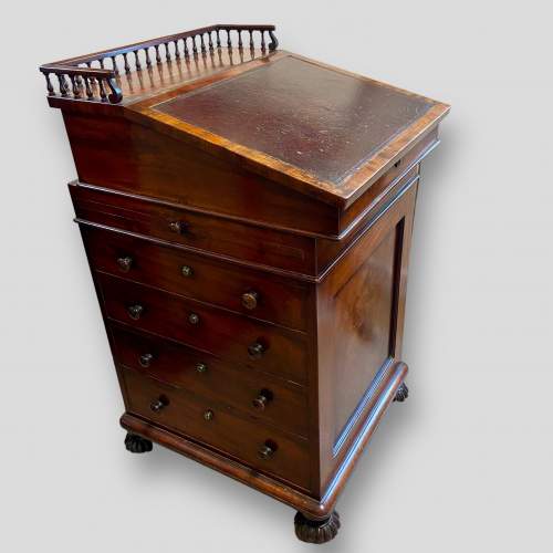 19th Century Mahogany Davenport Desk image-5