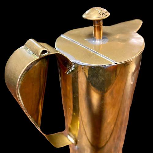 Early 20th Century Trench Art Coffee Pot image-6
