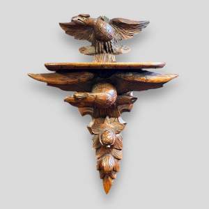 Early 20th Century Carved Eagle Wall Bracket