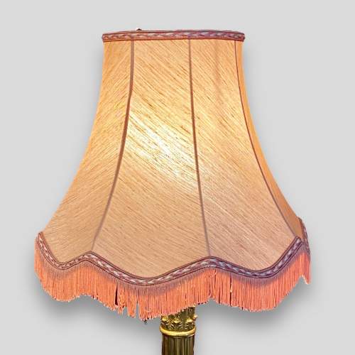 Solid Brass Corinthian Column Table Lamp image-2