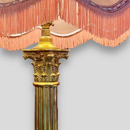 Solid Brass Corinthian Column Table Lamp image-3