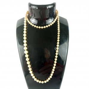 Ciro of Bond St 9ct Gold & Faux Pearl Necklace - Vintage