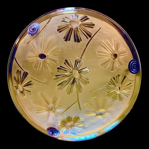 Art Deco Glass Plafonnier Ceiling Light image-4