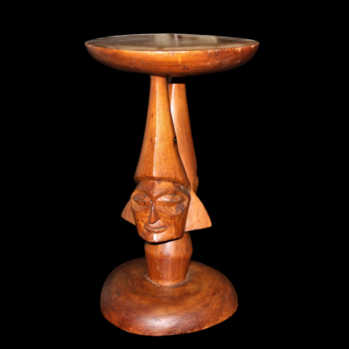 Ethnographica Unique African Tonga Wood Stool image-4