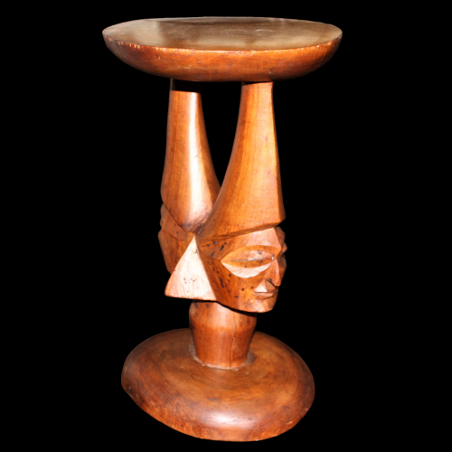 Ethnographica Unique African Tonga Wood Stool image-6