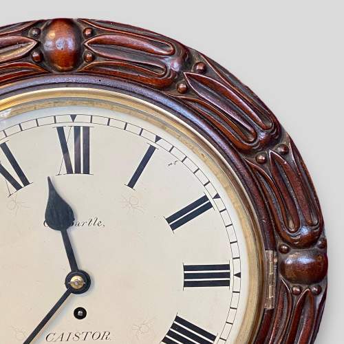 19th Century Eight Day Fusee Dial Clock image-2