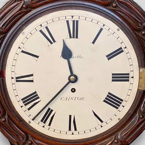 19th Century Eight Day Fusee Dial Clock image-3