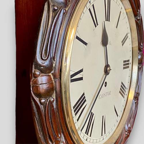 19th Century Eight Day Fusee Dial Clock image-4