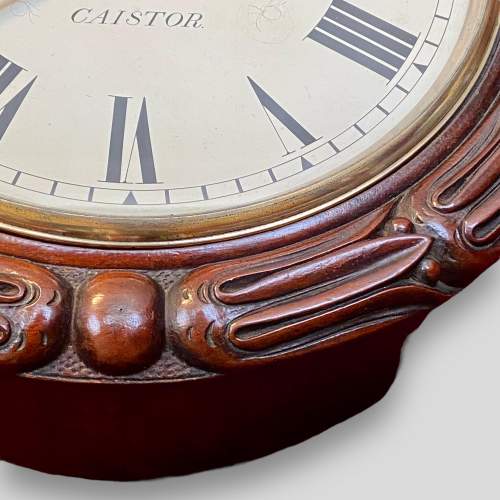 19th Century Eight Day Fusee Dial Clock image-6