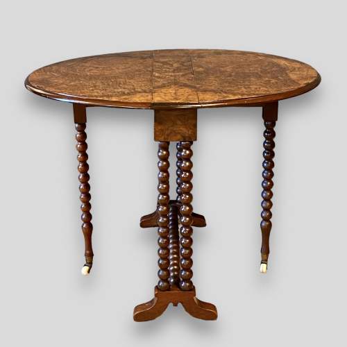Victorian Burr Walnut Sutherland Table image-2