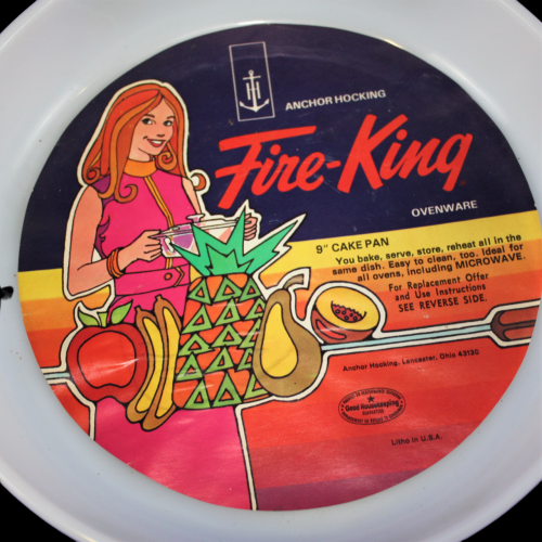 Fire King Bakeware by Anchor Hocking. Casserole and Cake Pan image-2