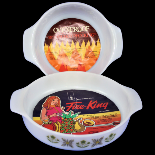 Fire King Bakeware by Anchor Hocking. Casserole and Cake Pan image-1