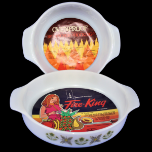 Fire King Bakeware by Anchor Hocking. Casserole and Cake Pan