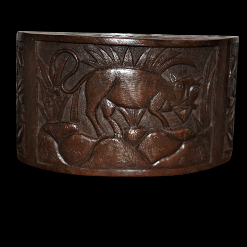Ethnographica - A Fine Carved Hardwood Indian Box image-1