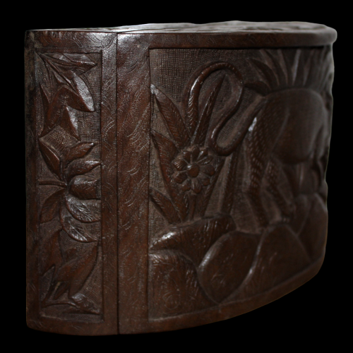 Ethnographica - A Fine Carved Hardwood Indian Box image-3
