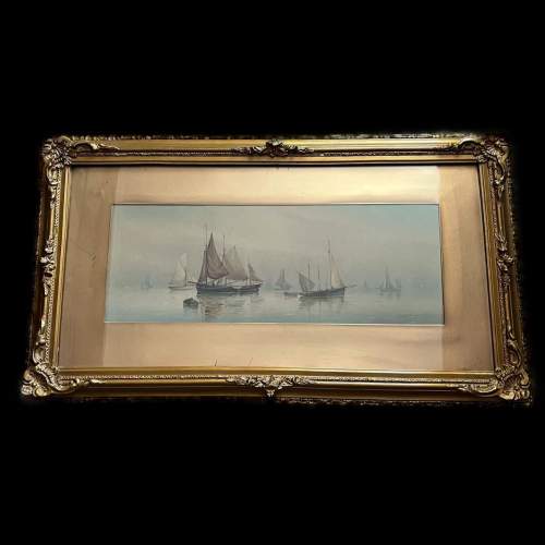 Circa 1900-1930: A Pair of Garman Morris Watercolours of Sailing Ships image-2
