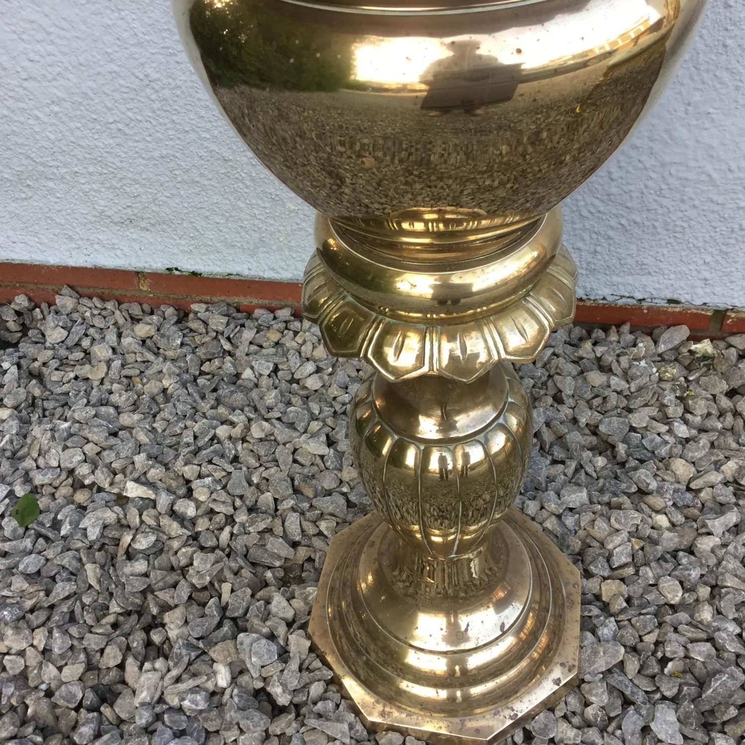 Stunning Large Brass Jardiniere - Antique Brass & Copper