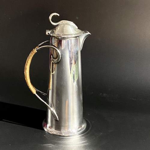 Art Nouveau Silver Plated Coffee Pot image-1