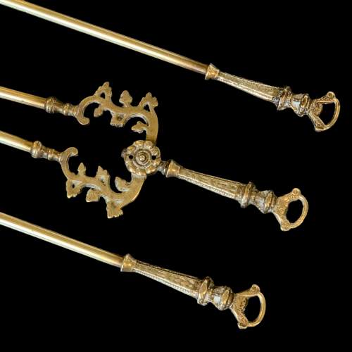 Victorian Brass Companion Set image-4