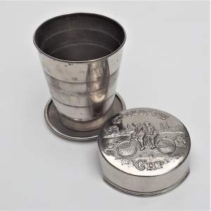 Edwardian Nickel Plate - The Collapsible Cup - By Scovill USA