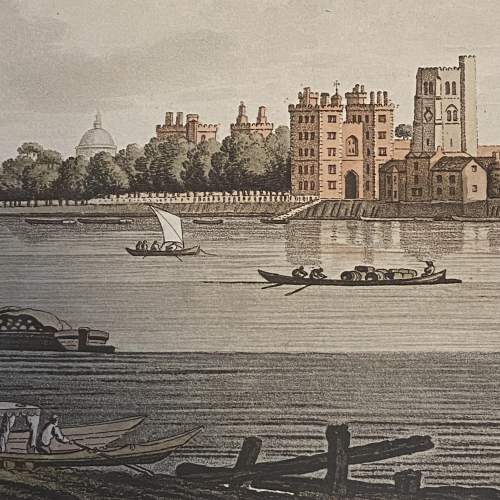 18th Century Engraving of Lambeth Palace image-3