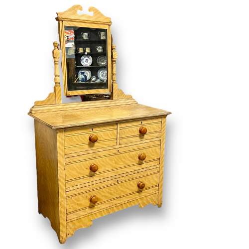 Victorian Scumbled Pine Dressing Table image-1