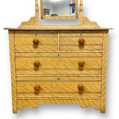 Victorian Scumbled Pine Dressing Table image-2