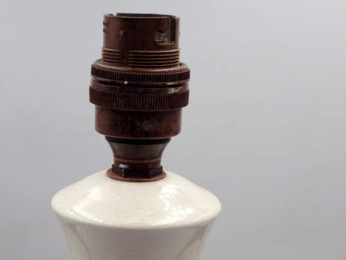 Moorcroft Pottery White Anemone Pattern Table Lamp image-6