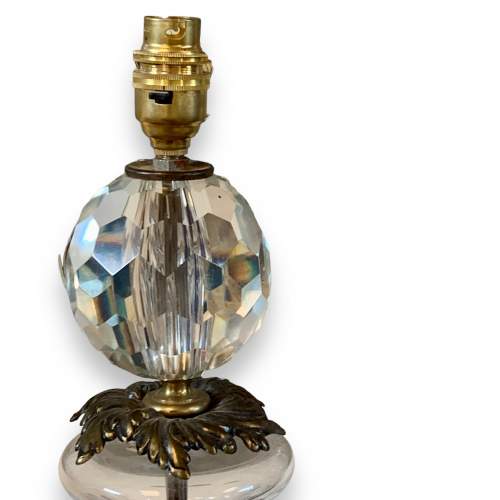 Large 20th Century Glass Table Lamp image-2