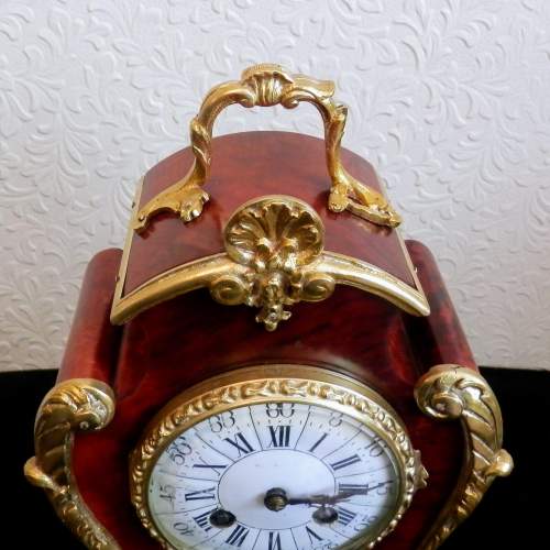 French Tortoiseshell Clock Circa 1880 Japy Freres image-5
