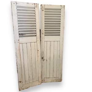 Lovely Pair of Antique French Shutters