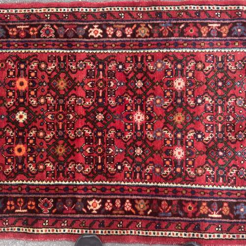Hand Knotted Persian Runner Hosseinbad Repeating Floral Design image-2