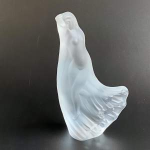 Frosted Glass Figure of Electra by Desna
