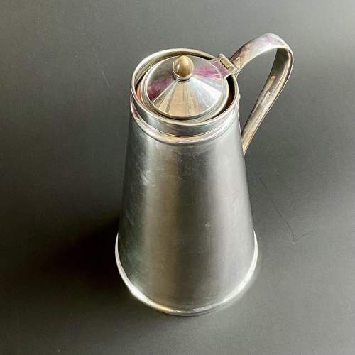 Arts and Crafts Silver Plated Hot Water Jug by WAS Benson image-3