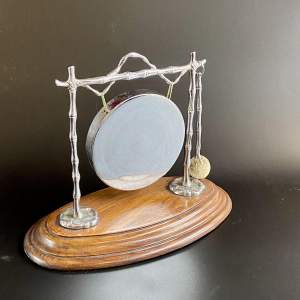 Small Plated Table Gong