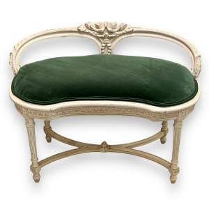 Vintage French Style Upholstered Love Seat
