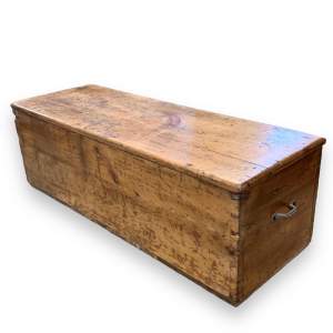 19th Century Pine Croquet Box