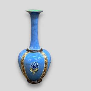 Early 20th Century Royal Doulton Blue Glazed Vase