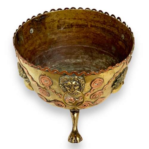 WWII Trench Art Brass Bowl image-2