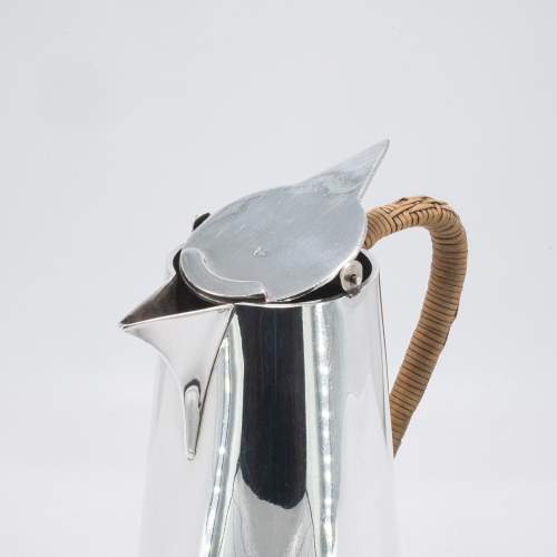 A Vintage Silver Plated Coffee Pot image-4