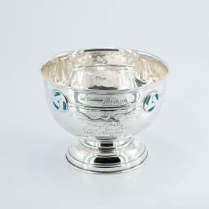 An Antique Edwardian Liberty Cymric Sterling Silver Bowl