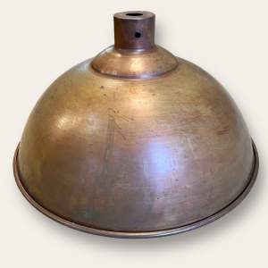 Large Copper Lamp Shade
