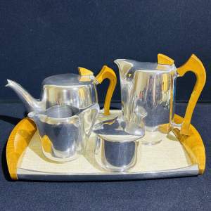 Picquot Ware Tea Set