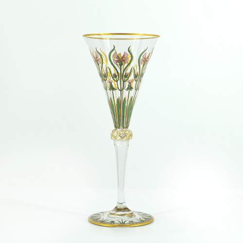 An Antique Edwardian Period Theresienthal Drinking Glass image-1