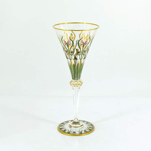 An Antique Edwardian Period Theresienthal Drinking Glass image-2