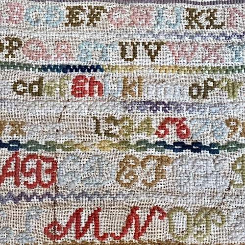 Victorian Alphabetic and Numeric Sampler by Isabel Hallam image-2