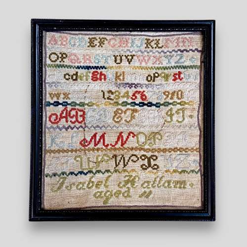 Victorian Alphabetic and Numeric Sampler by Isabel Hallam image-1