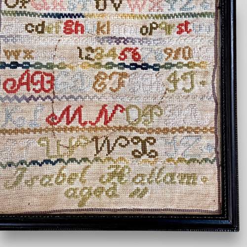 Victorian Alphabetic and Numeric Sampler by Isabel Hallam image-3