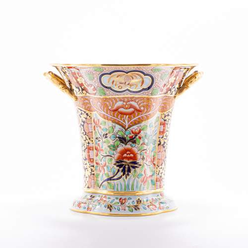 A Large Antique Copeland Spode Imari Pattern Vase image-1