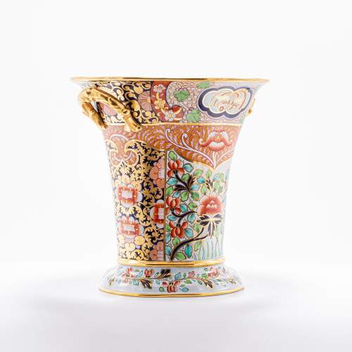 A Large Antique Copeland Spode Imari Pattern Vase image-2